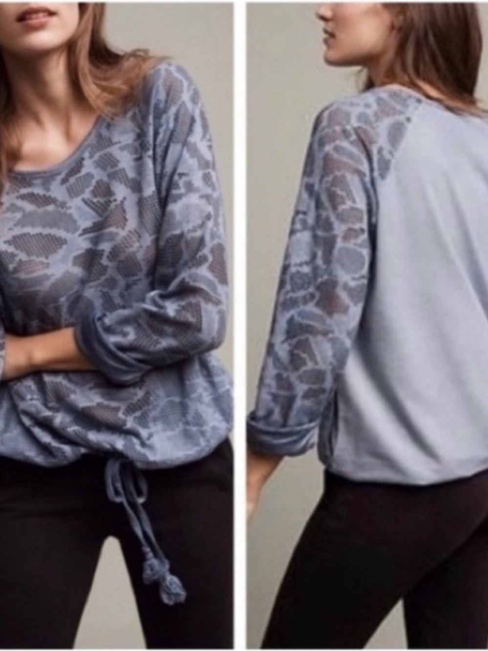Anthropologie Saturday Sunday lace front top